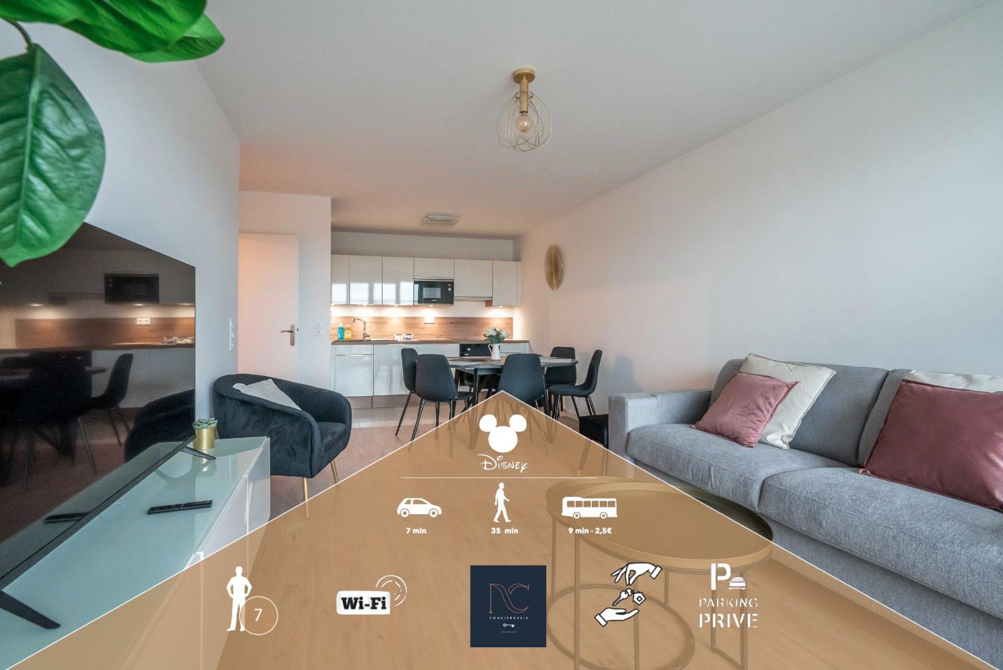 *Disneyland-Paris* 7Pers, Wifi, Netflix, Parking เซร์ริส ภายนอก รูปภาพ